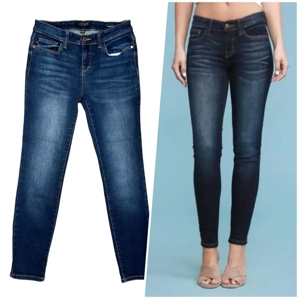 Judy Blue | Women | Joanne Dark Wash Mid Rise Skinny Fit Denim Jeans | Size 29
